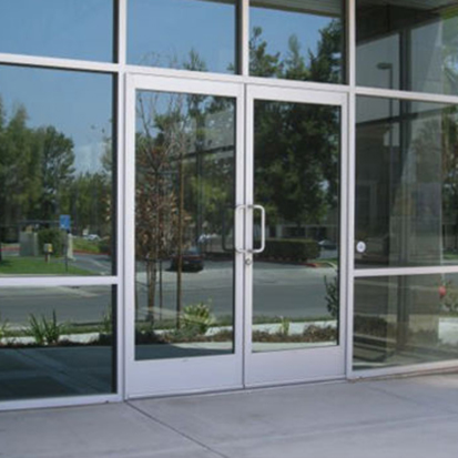 Entrance doors in aluminium and glass - Johannesburg, Durban & surrounds.