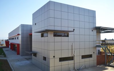 Facade Cladding at Amajuba Disaster Management Centre (Newcastle, KZN)